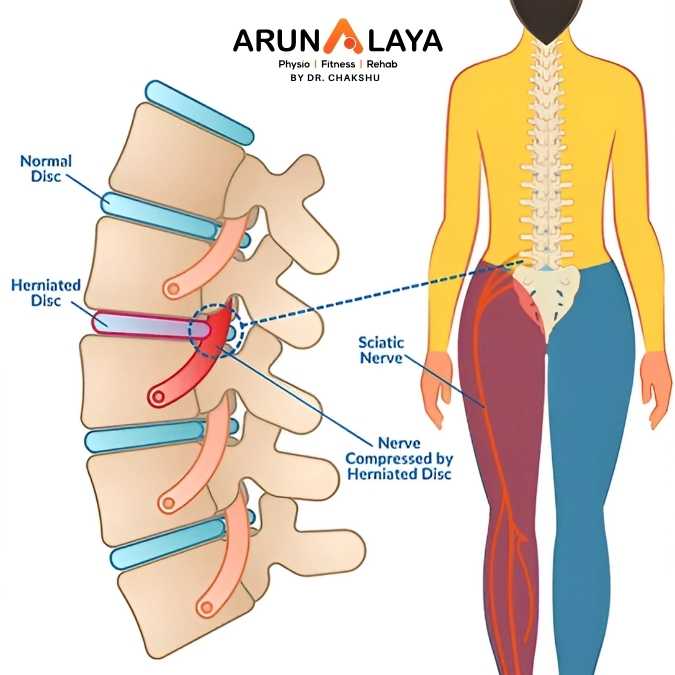 Disc herniation treatment at Arunalaya