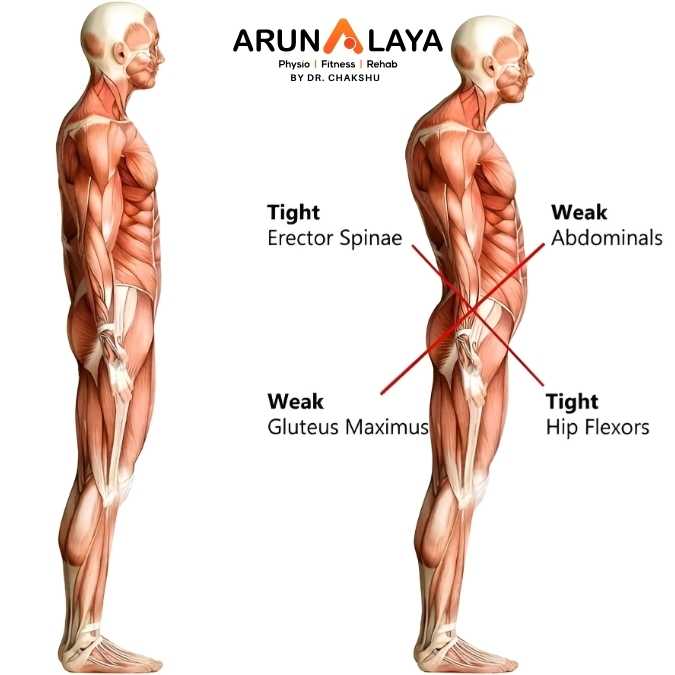Lower crossed syndrome treatment at Arunalaya