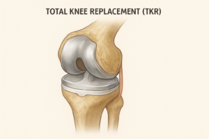 Total knee replacement (TKR)